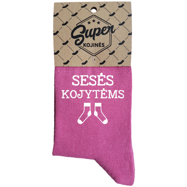 Moteriškos kojinės „Sesės kojytėms“ Moteriškos kojinės „Sesės kojytėms“