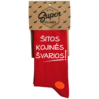 Kojinės "Šitos kojinės švarios!"