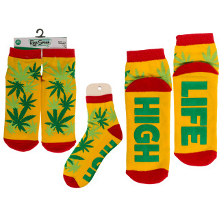 Kojinės su neslystančiu padu "High life"