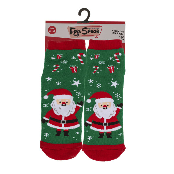 Kojinės su neslystančiu padu "Merry XMas" Kojinės su neslystančiu padu "Merry XMas"