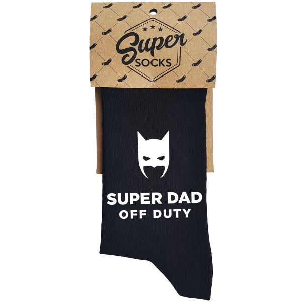 Kojinės "Super dad off duty" Kojinės "Super dad off duty"