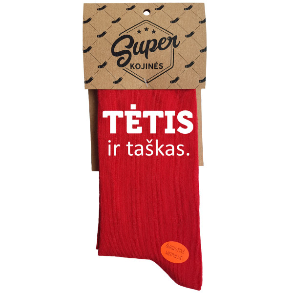 Kojinės "Tėtis ir taškas" Kojinės "Tėtis ir taškas"