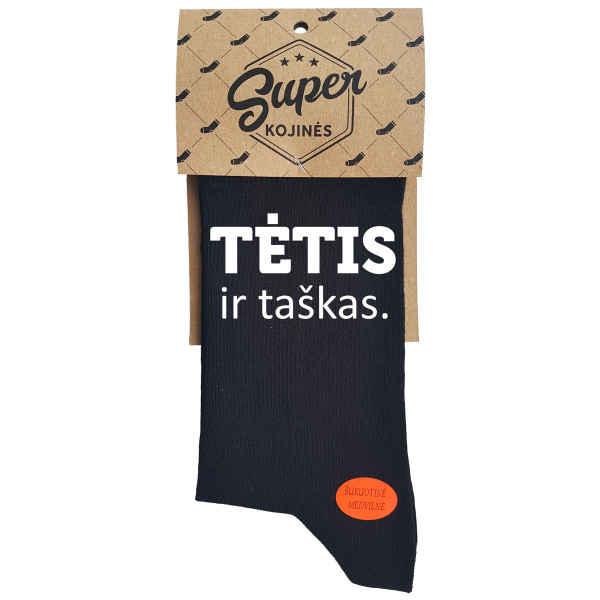 Kojinės "Tėtis ir taškas" Kojinės "Tėtis ir taškas"