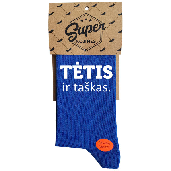 Kojinės "Tėtis ir taškas" Kojinės "Tėtis ir taškas"