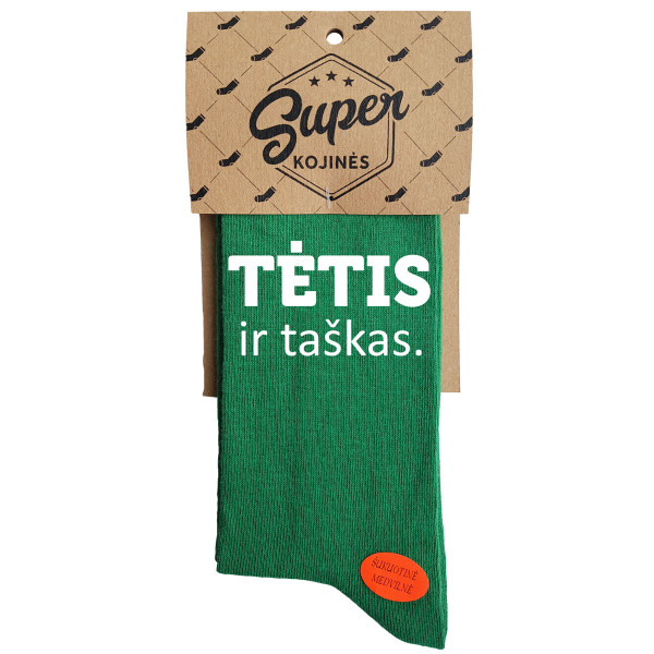 Kojinės "Tėtis ir taškas" Kojinės "Tėtis ir taškas"