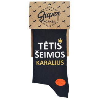 Kojinės "Tėtis šeimos karalius"