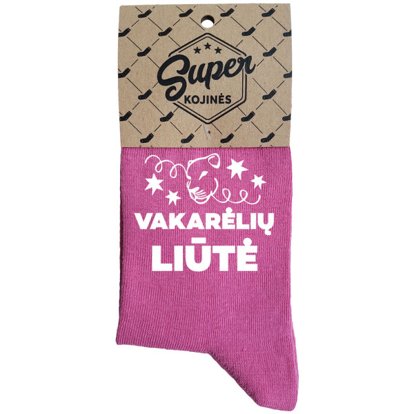 Moteriškos kojinės „Vakarėlių liūtė“ Moteriškos kojinės „Vakarėlių liūtė“
