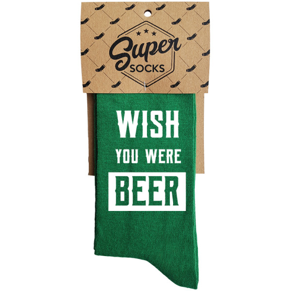 Kojinės "Wish you were beer"