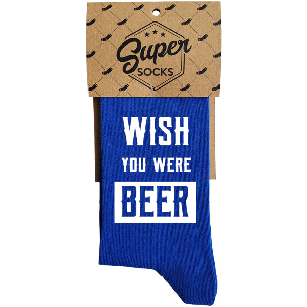 Kojinės "Wish you were beer"