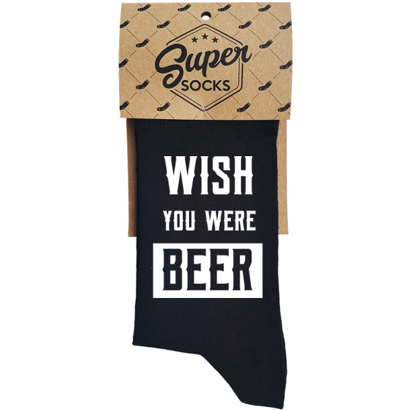Kojinės "Wish you were beer"