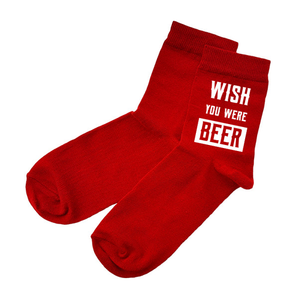 Kojinės "Wish you were beer"