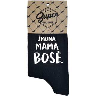 Moteriškos kojinės „Žmona. Mama. Bosė“