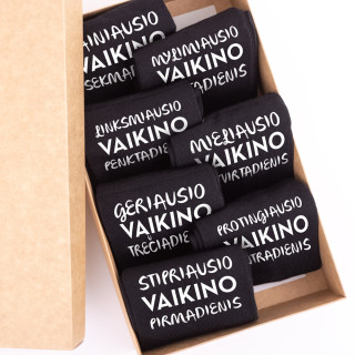 Kojinių komplektas "Geriausio vaikino savaitė"