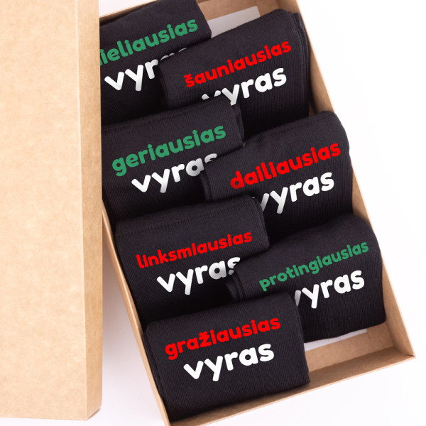 Kojinių komplektas "Tiesiog tobulas vyras" Kojinių komplektas "Tiesiog tobulas vyras"
