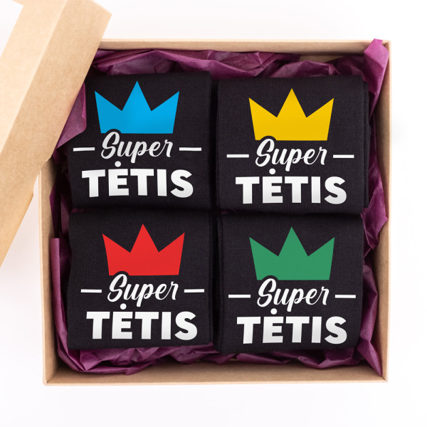 Kojinių rinkinys "Super Tėtis" Kojinių rinkinys "Super Tėtis"
