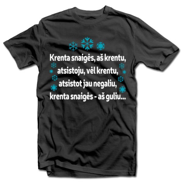 Marškinėliai "Krenta snaigės..."