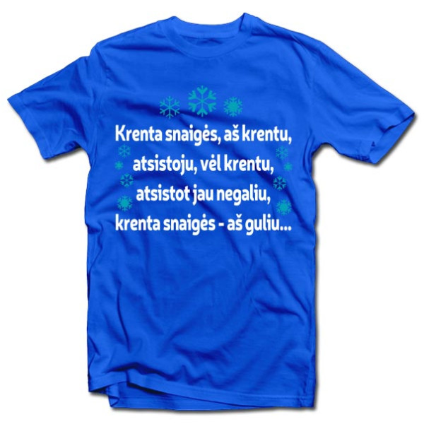 Marškinėliai "Krenta snaigės..."