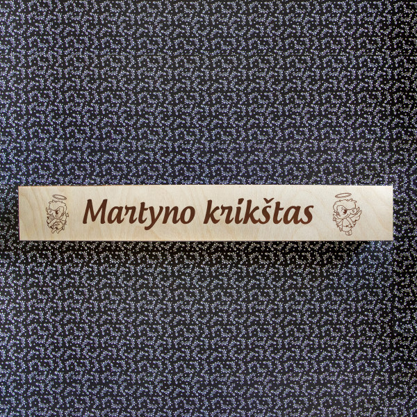 Krikšto žvakės dėžutė "Krikštas" su Jūsų pasirinktu vardu Krikšto žvakės dėžutė "Krikštas" su Jūsų pasirinktu vardu