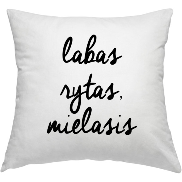 Pagalvių užvalkalų komplektas "Labas rytas, mielieji" Pagalvių užvalkalų komplektas "Labas rytas, mielieji"