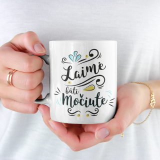 Puodelis "Laimė būti močiute"