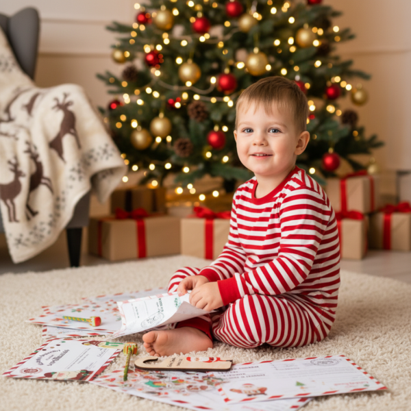 Laiškas nuo Kalėdų Senelio (+ užduotėlės, sertifikatas ir dovanėlės)