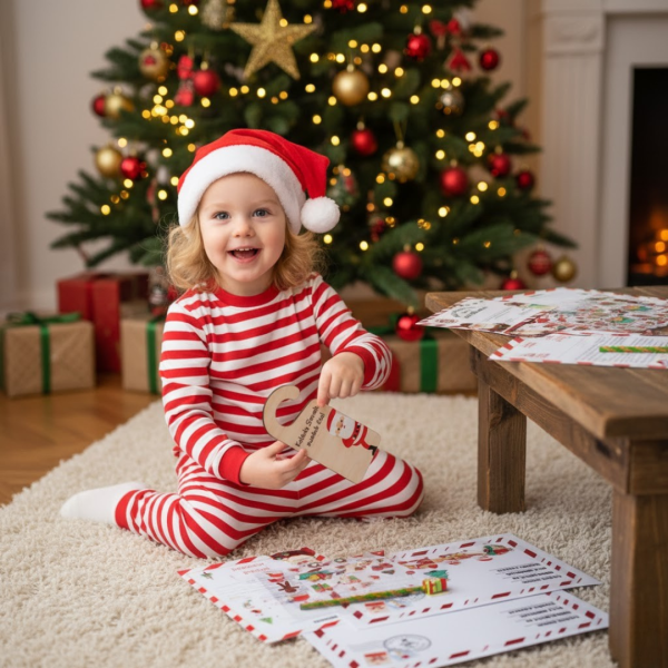 Laiškas nuo Kalėdų Senelio (+ užduotėlės, sertifikatas ir dovanėlės)