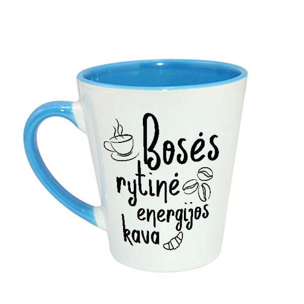 Latte puodelis "Bosės rytinė kava"