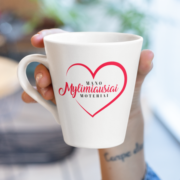 Latte puodelis "Mylimiausiai moteriai" Latte puodelis "Mylimiausiai moteriai"