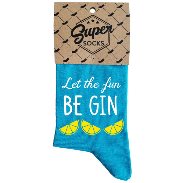 Moteriškos kojinės „Let the fun BE GIN“ Moteriškos kojinės „Let the fun BE GIN“