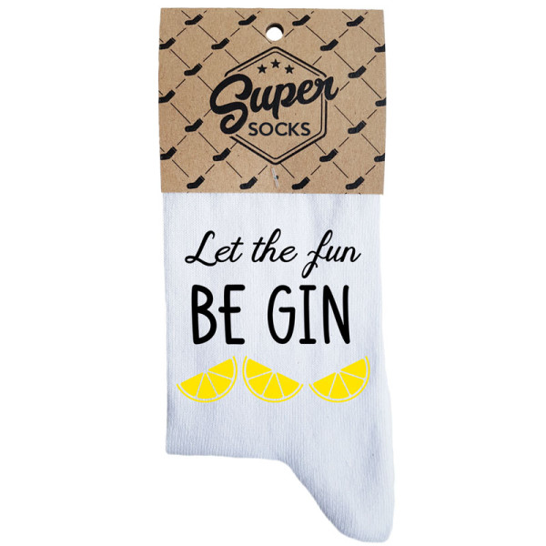 Moteriškos kojinės „Let the fun BE GIN“ Moteriškos kojinės „Let the fun BE GIN“