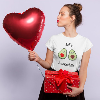 Moteriški marškinėliai "Let's Avocuddle"