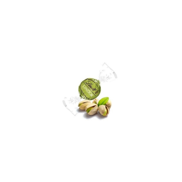 LINDT LINDOR pistacijų skonio rutuliukai, 200g LINDT LINDOR pistacijų skonio rutuliukai, 200g