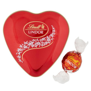 "LINDT LINDOR" širdelė, 62g