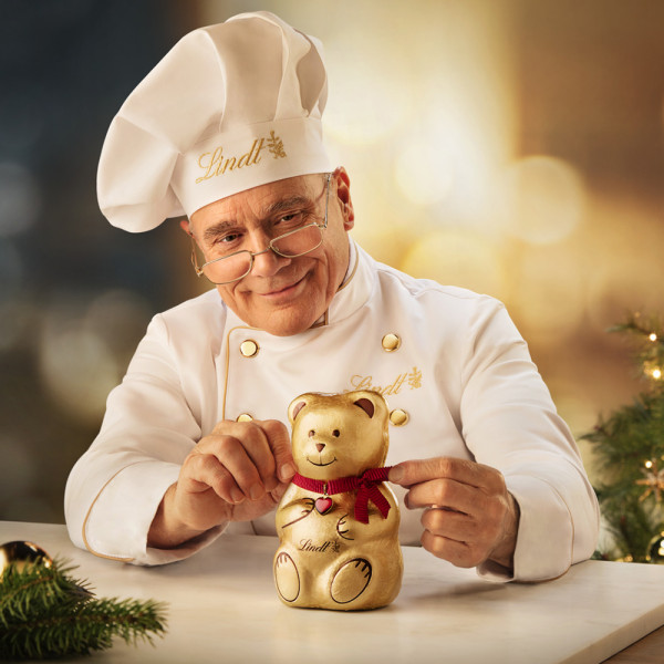 "LINDT" pieninio šokolado meškiukas, 100g