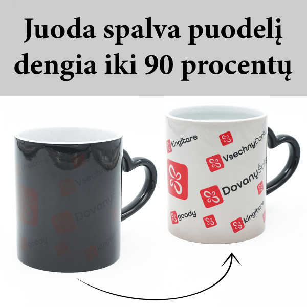 Magiškas puodelis "Širdelė" su Jūsų pasirinkta nuotrauka Magiškas puodelis "Širdelė" su Jūsų pasirinkta nuotrauka