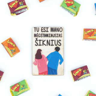 Magnetukas "Mėgstamiausias šiknius"