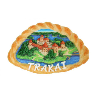 Magnetukas "Trakų pilis" kibino formoje