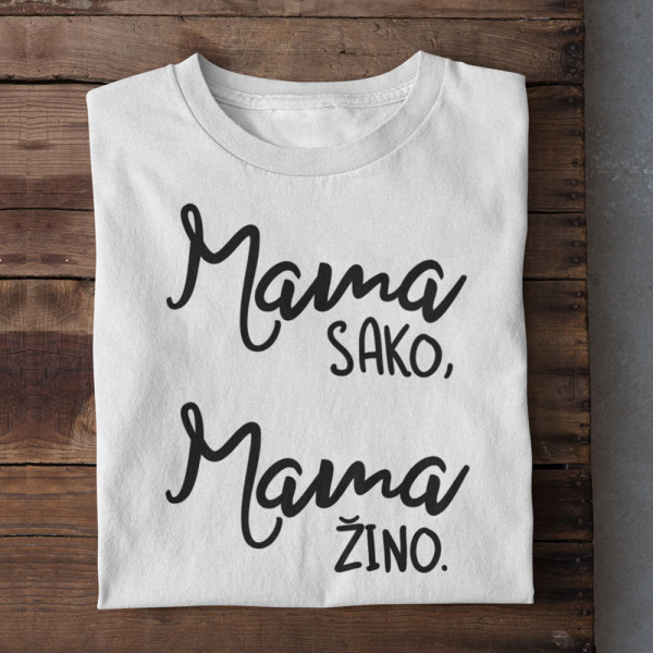 Moteriški marškinėliai "Mama sako, mama žino"