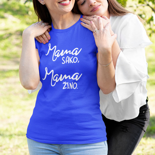 Moteriški marškinėliai "Mama sako, mama žino"