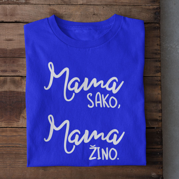 Moteriški marškinėliai "Mama sako, mama žino"