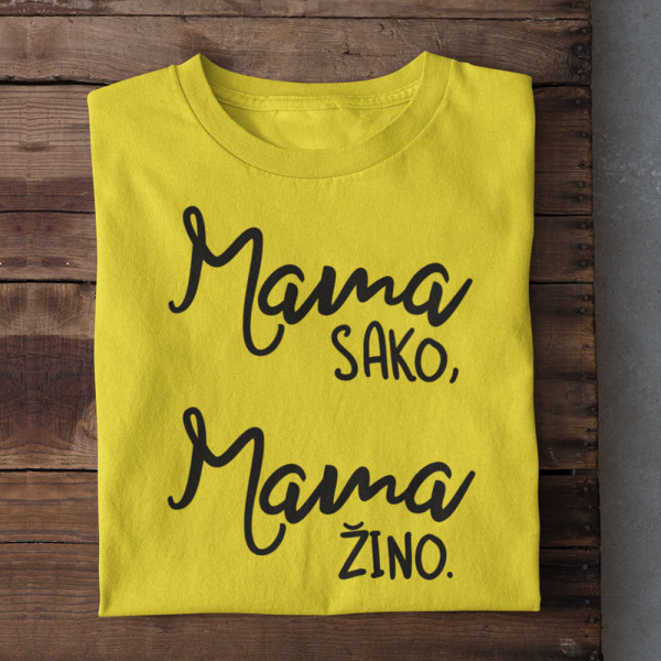 Moteriški marškinėliai "Mama sako, mama žino"