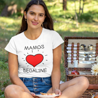 Moteriški marškinėliai "Mamos meilė begalinė"