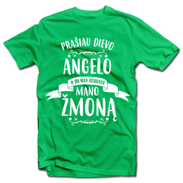 Marškinėliai "Mano žmona - Angelas"