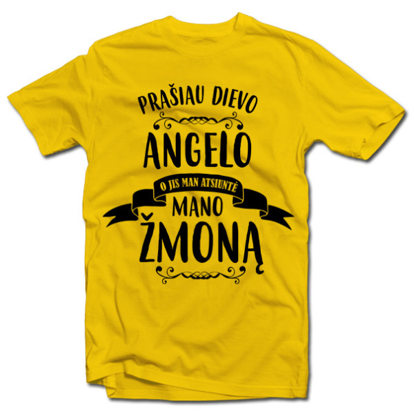 Marškinėliai "Mano žmona - Angelas"
