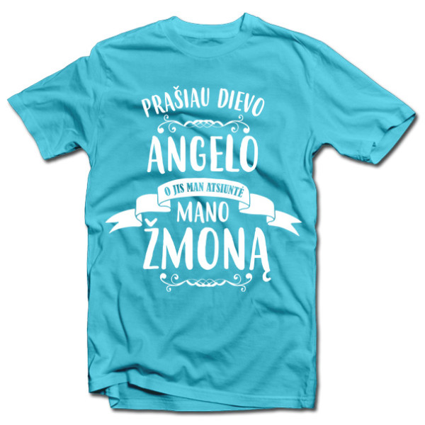Marškinėliai "Mano žmona - Angelas"