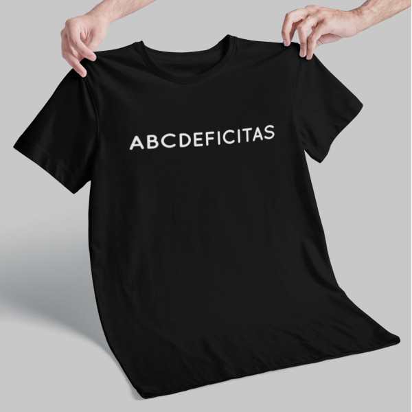 Marškinėliai "ABCDeficitas"