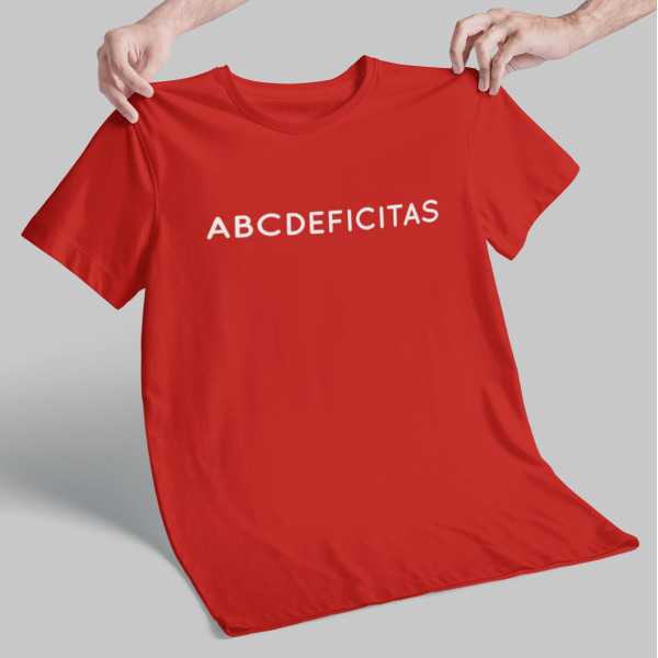 Marškinėliai "ABCDeficitas"