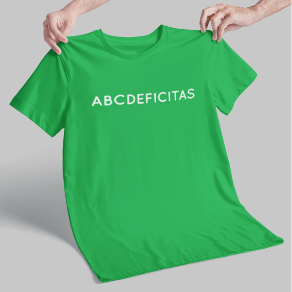 Marškinėliai "ABCDeficitas"