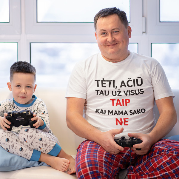 Marškinėliai "Ačiū, Tėti"
