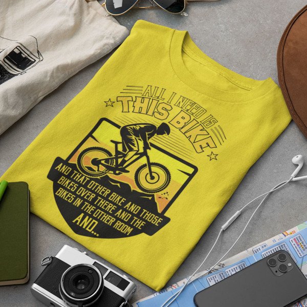 Marškinėliai "All I need is this bike"